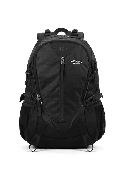 Rucsac cu buzunare exterioare - Negru