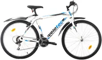 Bicicletă de munte cu viteze Velotec - Pro, 26", 480 mm, alb/albastru