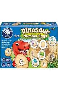 Joc educativ: Oua de dinozaur cu numere