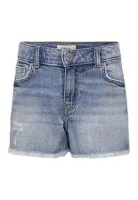 Pantaloni scurti din denim fete 15291605 - Bumbac/Elastan - Albastru - Albastru