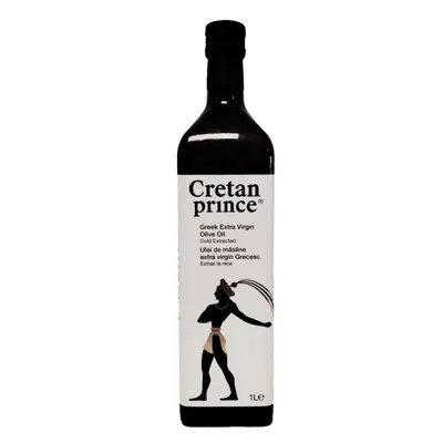 Ulei de masline extravirgin in sticla Printul Cretan, 1l, Creta Oil