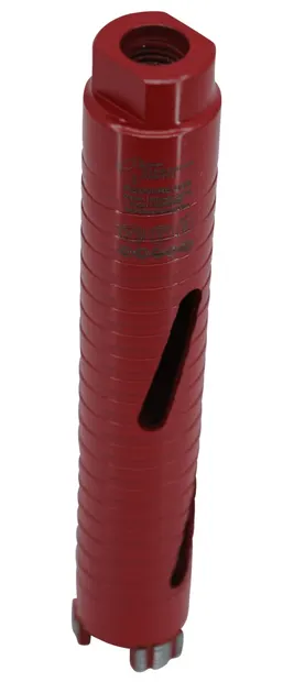 Carota diamantata Super PREMIUM ø35mm x 180mm x M16 pentru gaurire Beton armat, Zidarie, Granit - DXQZ.REDCORE.35