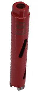 Carota diamantata Super PREMIUM ø35mm x 180mm x M16 pentru gaurire Beton armat, Zidarie, Granit - DXQZ.REDCORE.35