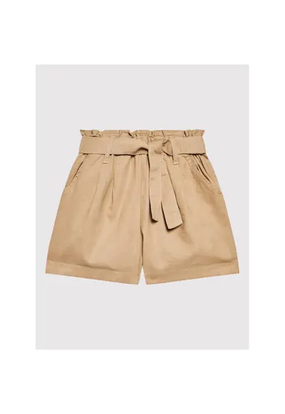 Pantaloni scurti fete - 300131237 - In/Bumbac - 120 CM - Bej