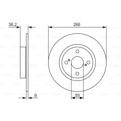 Disc frana BOSCH 0 986 479 335