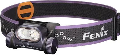 lanternă de frunte Fenix - HM65R-T V2.0 LED, violet închis