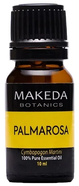 Makeda Botanics Ulei esențial de Palmarosa, grad terapeutic, 10 ml