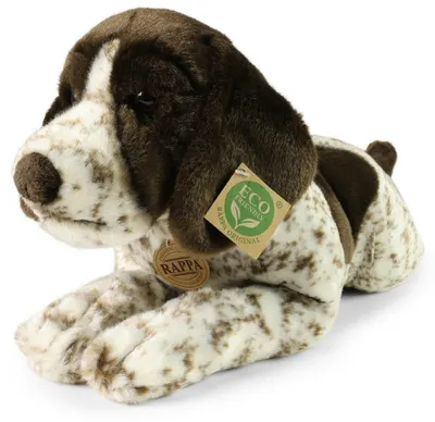 Jucărie de pluș Rappa Eco prieteni - Pointer german cu păr scurt, 43 cm