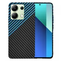 Husa pentru Xiaomi Redmi Note 13 4G, Techsuit, Carbonite FiberShell, Neagra Bleu