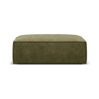 Taburet verde cu tapițerie din chenille Vanda – Mazzini Sofas