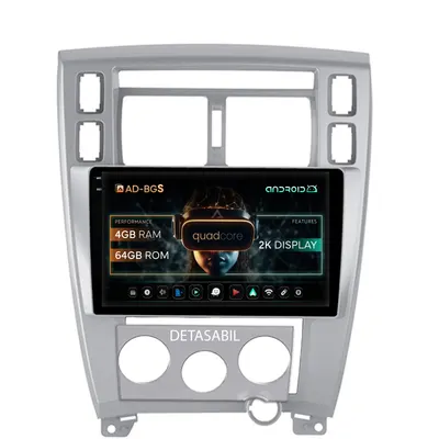 Navigatie 2K Hyundai Tucson (2004-2009), Android, S-Quadcore 4GB RAM + 64GB ROM, 10.36 Inch - AD-BGS100042K+AD-BGRKIT200