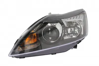 Far stanga H1 H7, electric, cu motoras, interior negru FORD FOCUS II