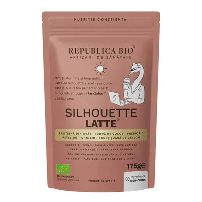 Silhouette Latte, pudra functionala ecologica, FARA GLUTEN, 175g, Republica BIO