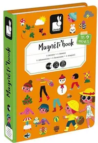 Carte magnetica pentru copii Janod - Anotimpuri