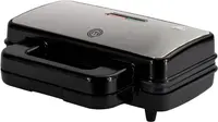 Sandwich-maker MasterChef - MC ES SDA016, 1000W, argentiu/negru