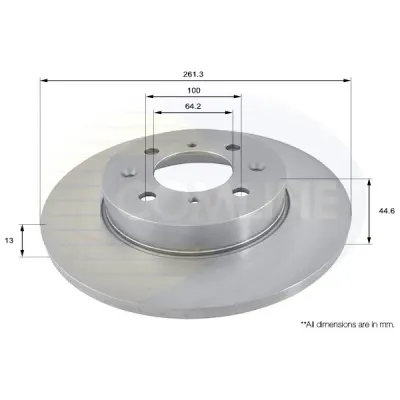 Disc frana COMLINE ADC1302