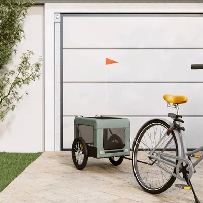 Gossi remorca bicicleta animale companie gri/negru textil oxford/fier