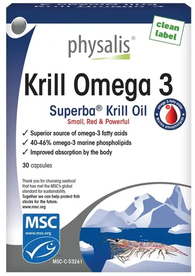 Krill Omega 3, 30 capsule, Physalis