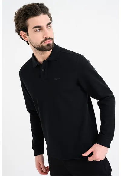 Bluza polo Pete - Negru
