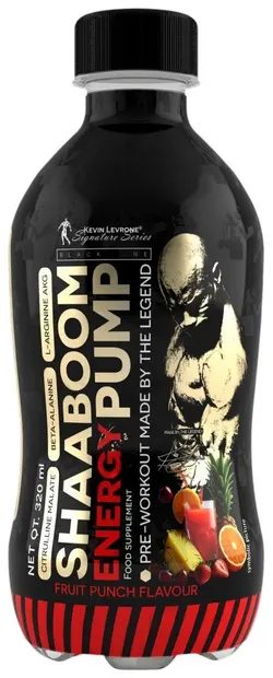 Signature Series Shaaboom Energy Pump, punch de fructe, 320 ml, Kevin Levrone