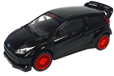 Model de colecție IXO Modern: Mașini - Ford Fiesta RS WRC (Black) (2011)