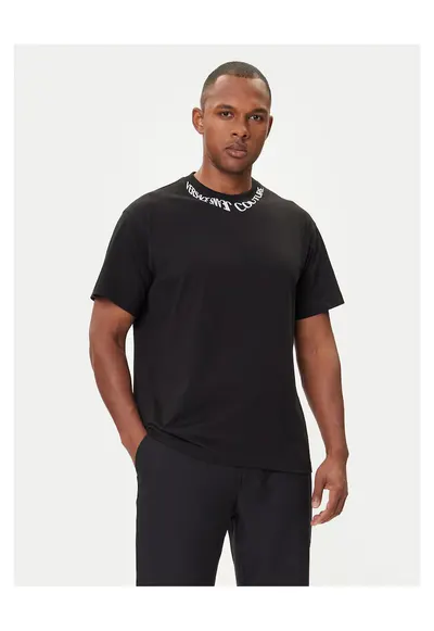 Tricou barbati negru - bumbac - simplu