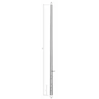 Stalp Conic OL ZN Ingropat 12.8M