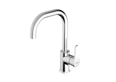 Baterie bucatarie Roca Arola A5A8D6AC0K, inalta, tip C, Crom