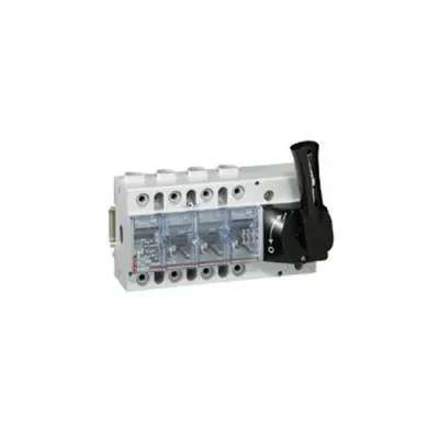 Separator rotativ cu fuzibile - 160 A - 4P - front handle, negru - 9 module