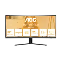 Monitor Gaming AOC CU34B3E, 34", 3440 x 1440 pixeli, Black, 3 ani Garantie