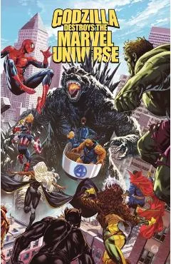 Godzilla Destroys the Marvel Universe