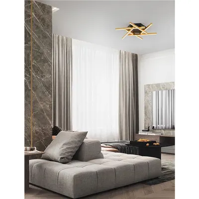 Plafoniera ANTAMA Triac Dimabil Nisipiu Negru & Auriu Otel & Aluminiu LED 43 Wat 220-240Volt 1611Lm 3200K IP20