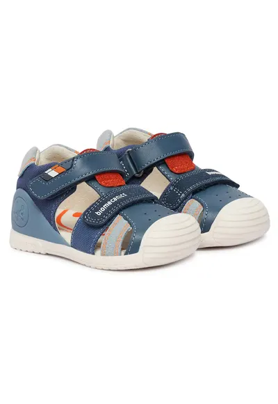 Sandale Baieti - albastru - textil