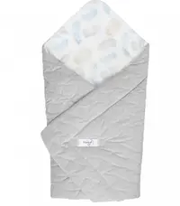 Paturica de infasat nou-nascut Velvet Feathers 80x80 cm