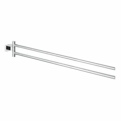 Suport prosop baie dublu crom Grohe Essentials Cube