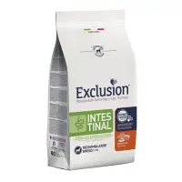 EXCLUSION Monoprotein VD Intestinal Medium&Large M-XL, Porc și Orez, dietă veterinară, hrană uscată câini, sistem digestiv, 12kg