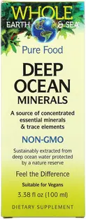 Whole Earth & Sea Deep Ocean Minerals, 100 ml, Natural Factors