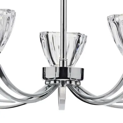 Plafoniera Vito 5 Light Semi Flush Polished Chrome