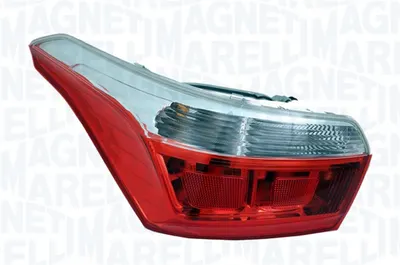 Stop tripla lampa spate dreapta (Semnalizator alb, culoare sticla: rosu) CITROEN C-ELYSEE 2012-2016