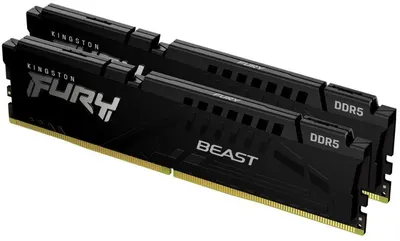 Memorie operativă Kingston - 16GB (2x8GB), DDR5, 6000MHz, CL30, FURY Beast Black EXPO