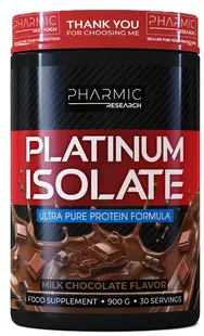 Platinum Isolate, ciocolată, 900 g, Pharmic Research