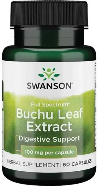 Full Spectrum Buchu Leaf Extract, 100 mg, 60 capsule, Swanson