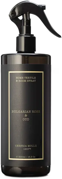 Spray textil Cereria Molla - Bulgarian Rose & Oud, 500 ml