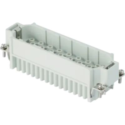 Conector Tata - 104x27 - 64p + E 10a 250v / 4kv / 3 - Crimp Connection - Gri