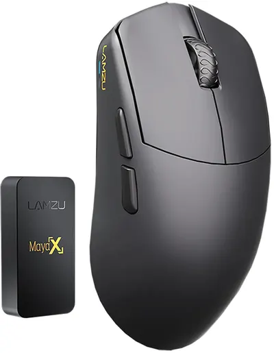 Mouse gaming Lamzu - MAYA X 8K, optic, wireless, negru