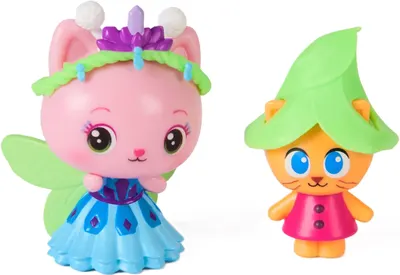 Set de figuri Gabby's Dollhouse - Regina Zânelor Kitty și Kitty Gnome