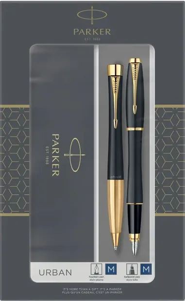 Set stilou Parker Urban -Cu pix, elemente aurii
