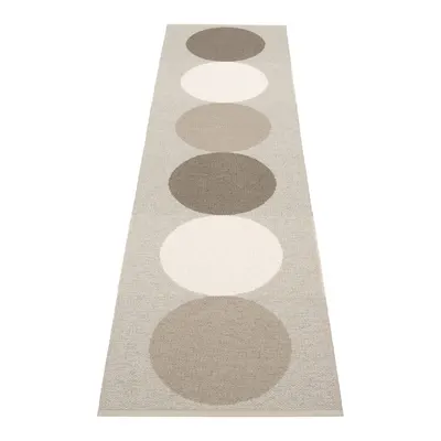 Covor tip traversă pentru interior și exterior gri/crem 70x280 cm Otto Clay – Pappelina