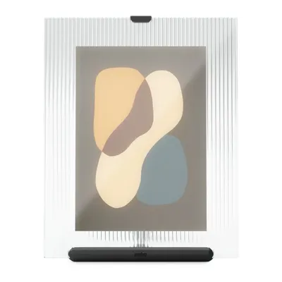 Ramă foto neagră cu picior de susținere din sticlă 19x23 cm Flute – Umbra