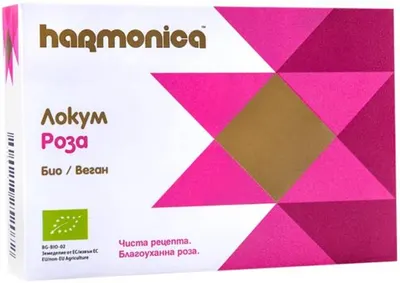 Locum bio cu trandafir, 140 g, Harmonica